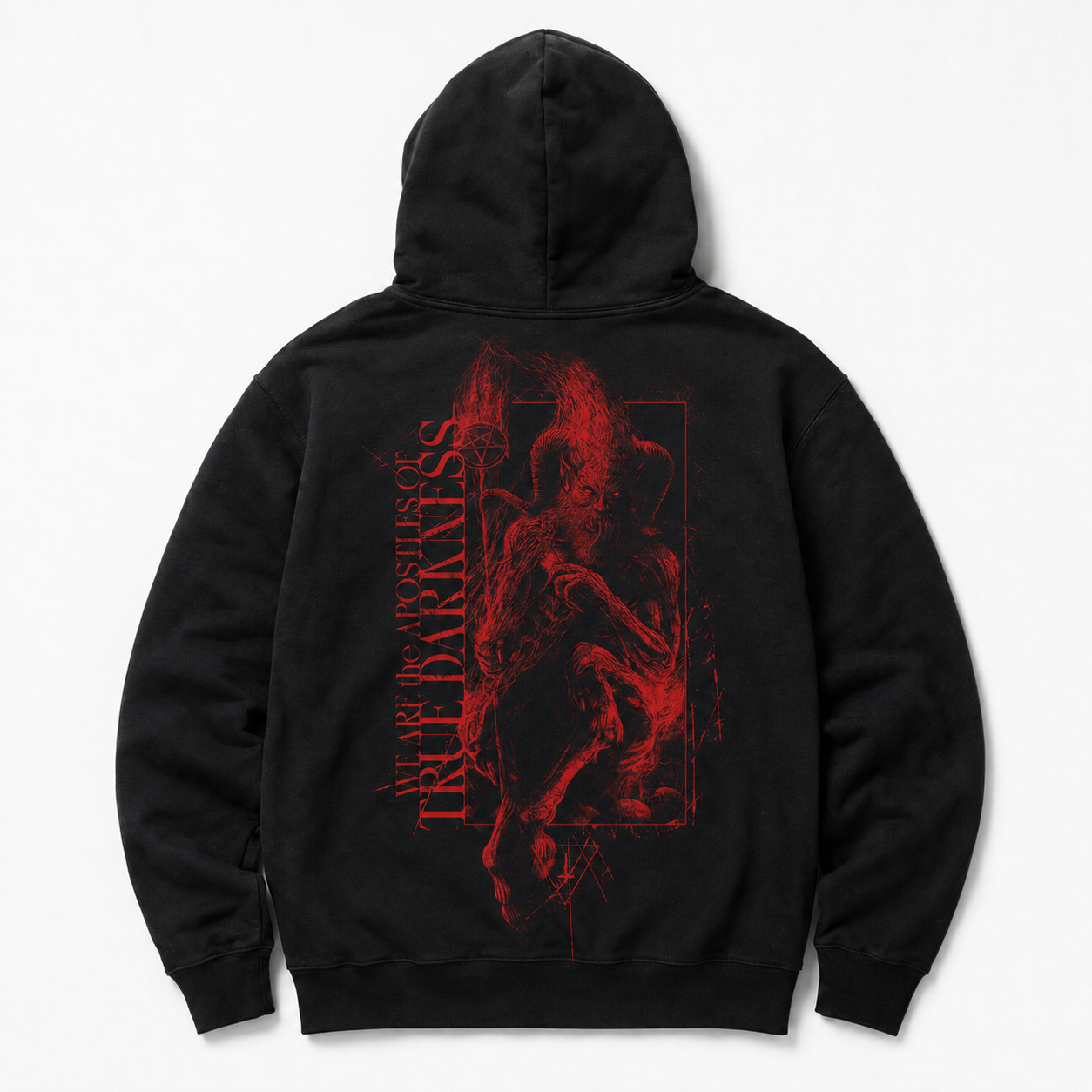 HOODIE. -  Io Pan - LIVE IN CHAOS / BURN IN FREEDOM