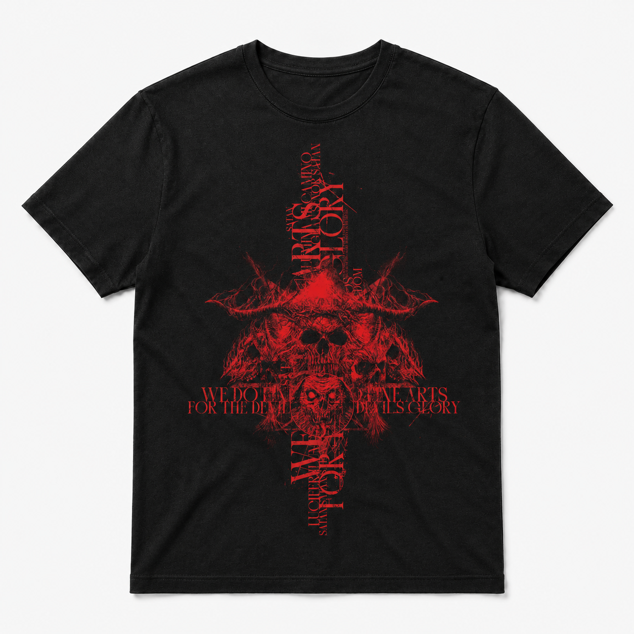 Inverted Cross - Red