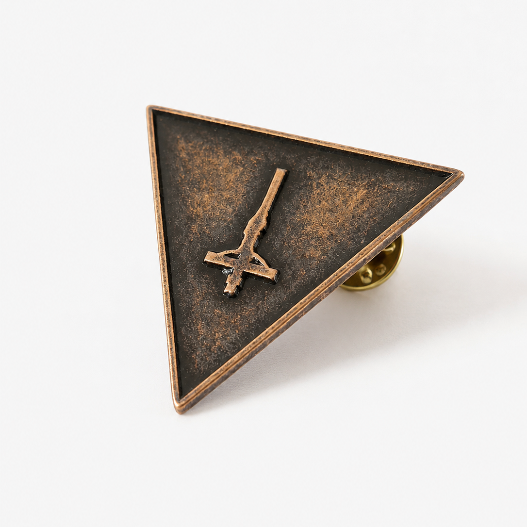 Pin de Metal - Bronce Avejentado