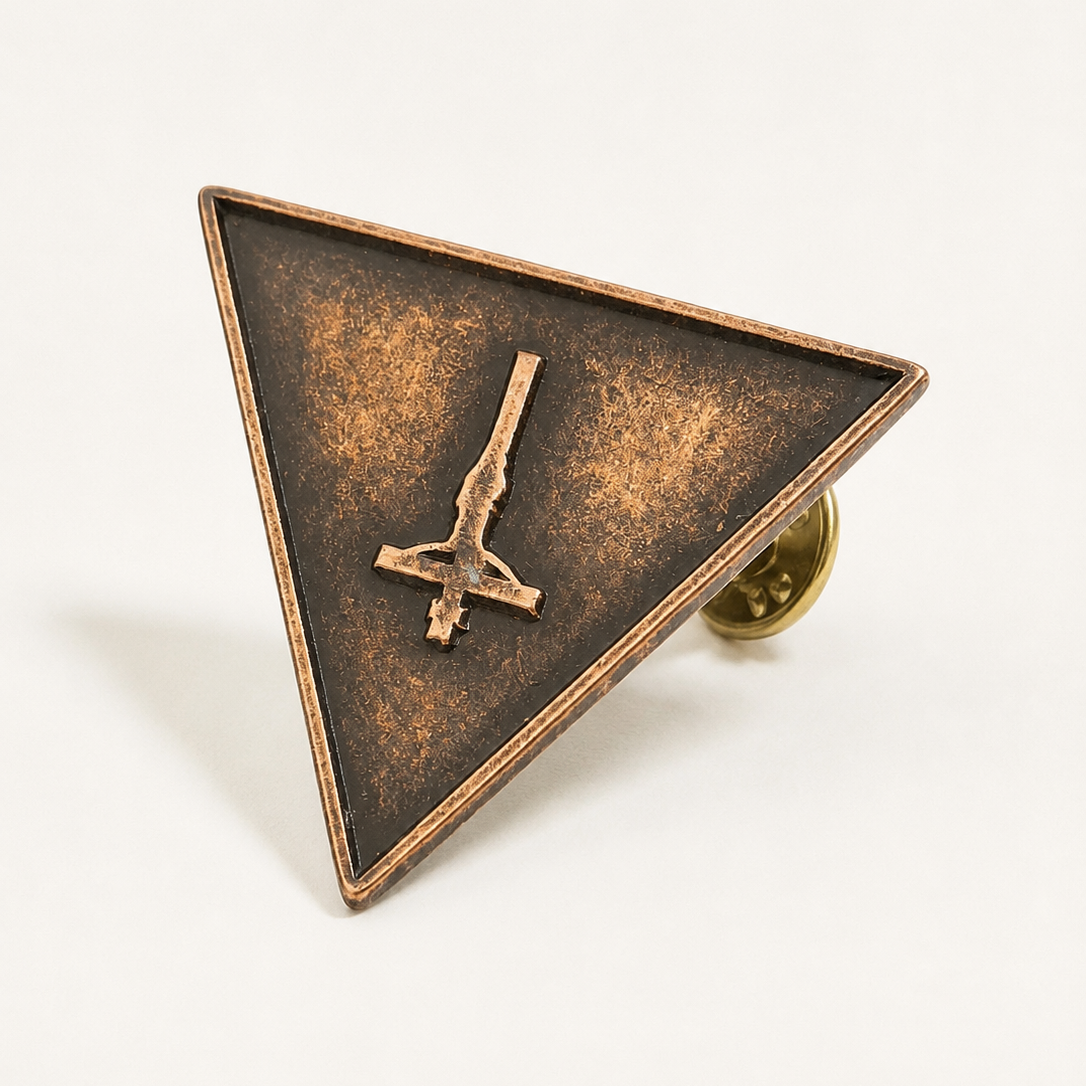 Pin de Metal - Bronce Avejentado