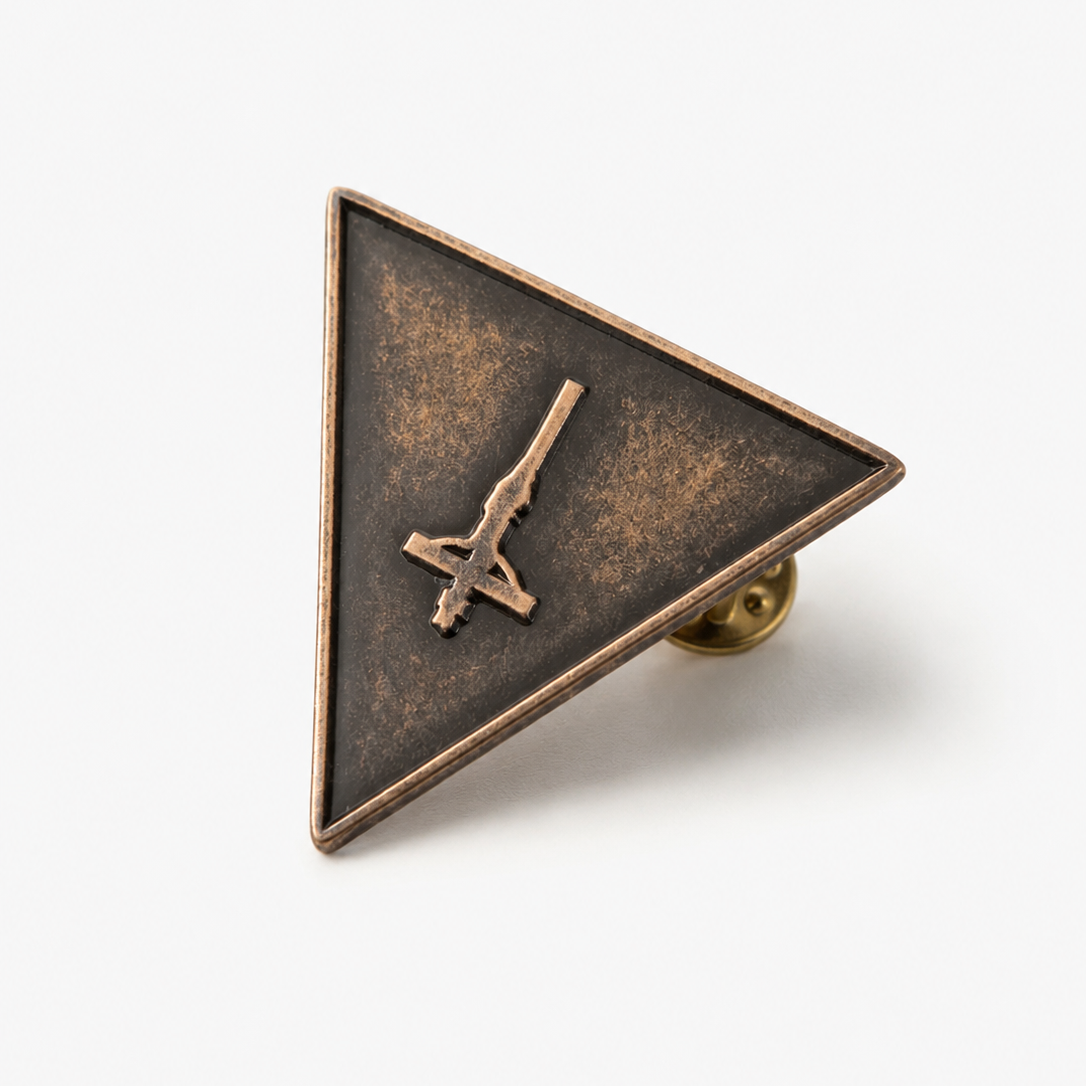 Pin de Metal - Bronce Avejentado