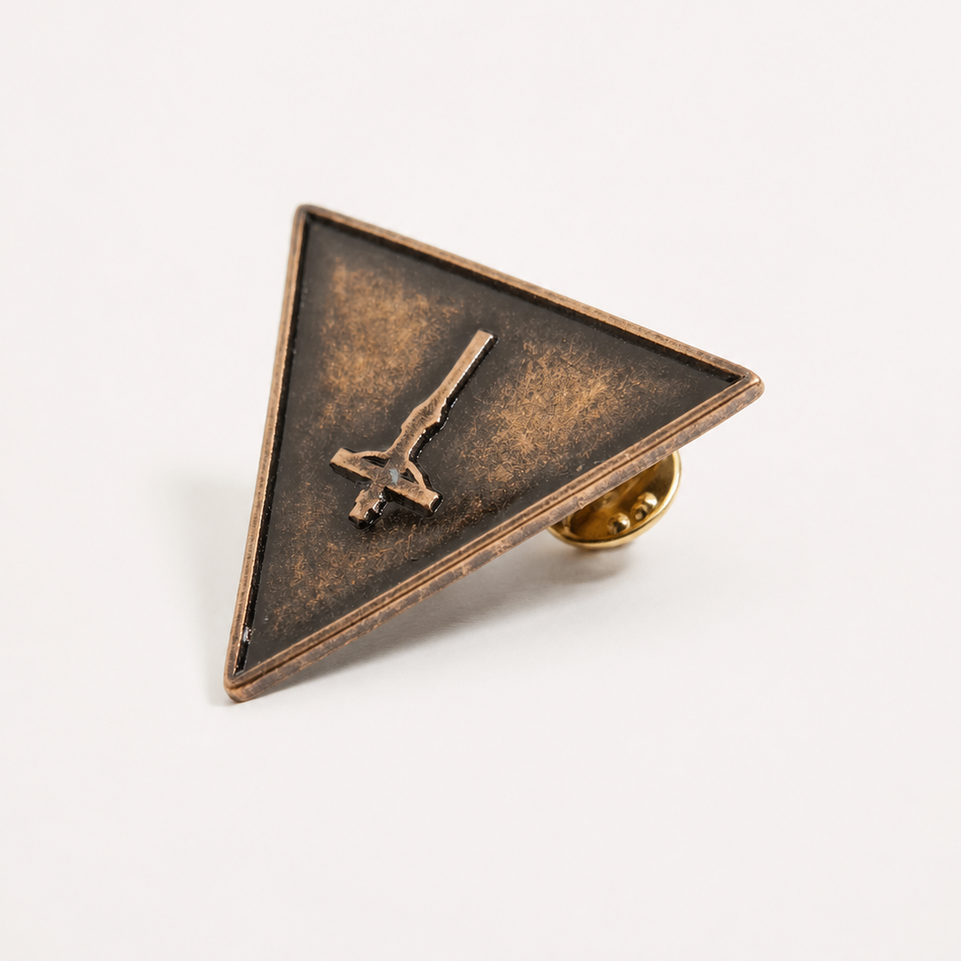 Pin de Metal - Bronce Avejentado