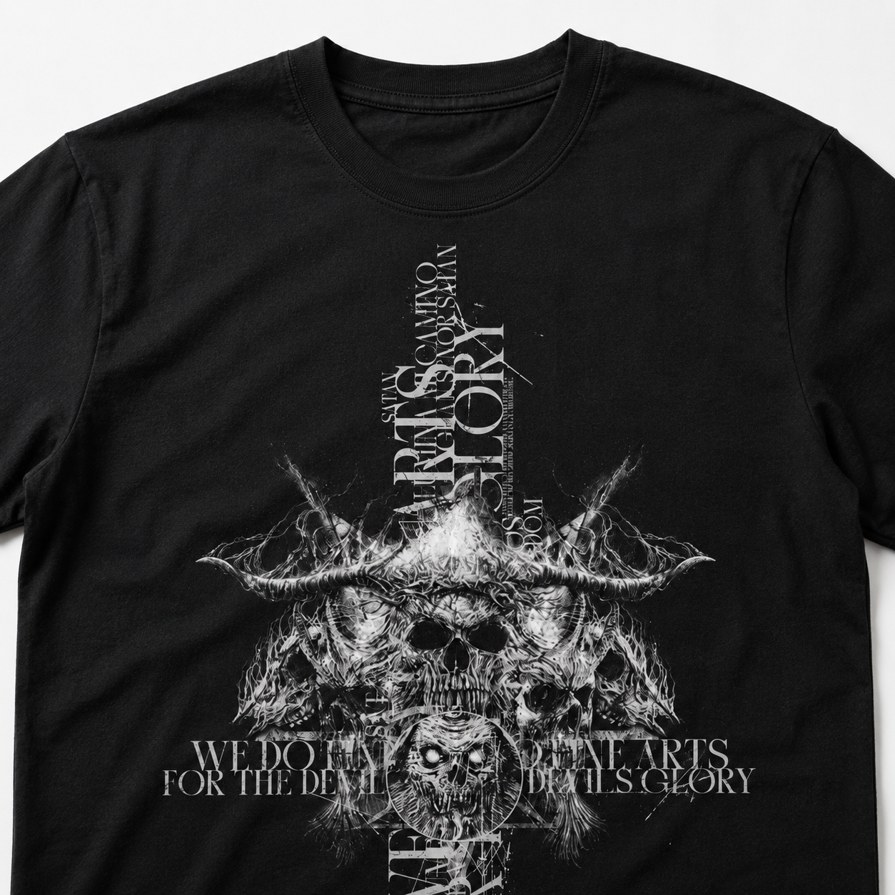 Inverted Cross - White