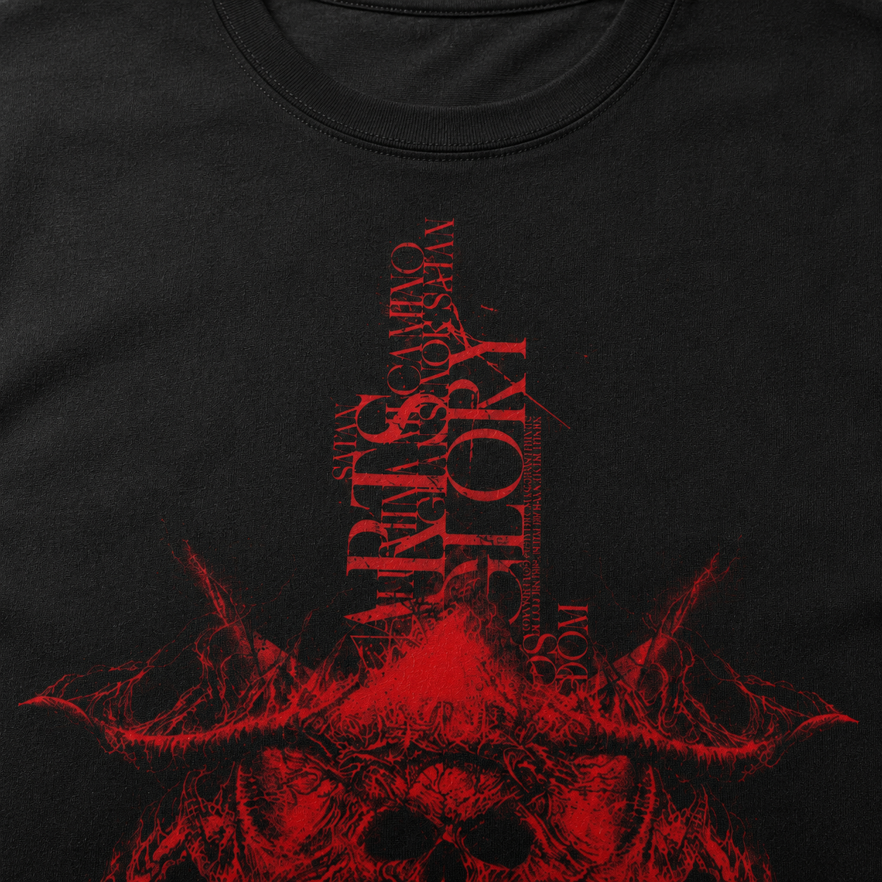 Inverted Cross - Red
